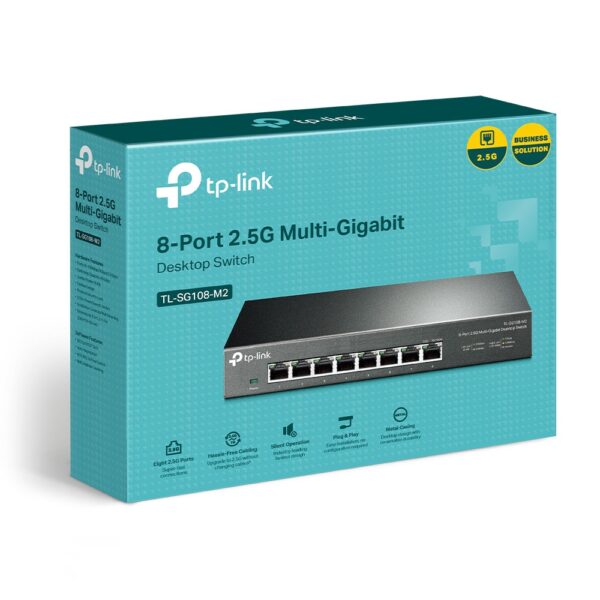 TP-Link 8 PORT GIGABIT SWITCH TL SG108 M2 - Image 6