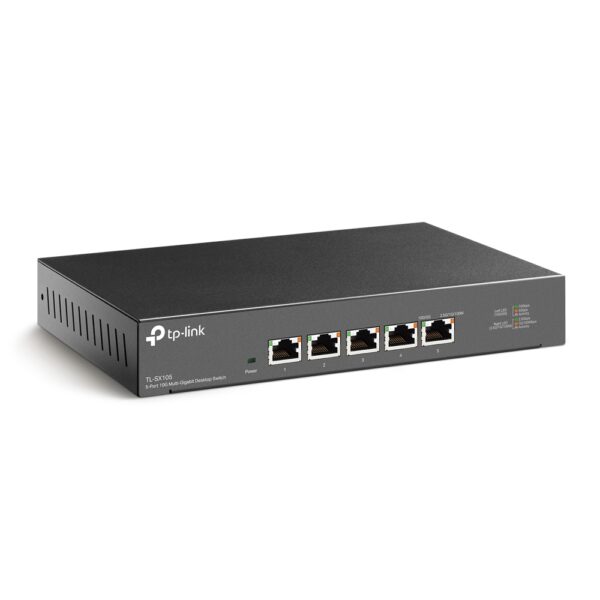 TP-Link 5 PORT 10G MULTI GIGABIT DESKTOP SWITCH TL SX105 - Image 4