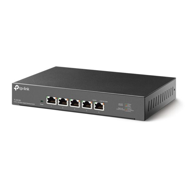TP-Link 5 PORT 10G MULTI GIGABIT DESKTOP SWITCH TL SX105 - Image 5