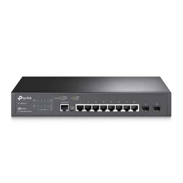 TP-Link JS 8PT GB L2 SW W/2 SFP(T2500G 10TS) TL SG3210 - Image 2