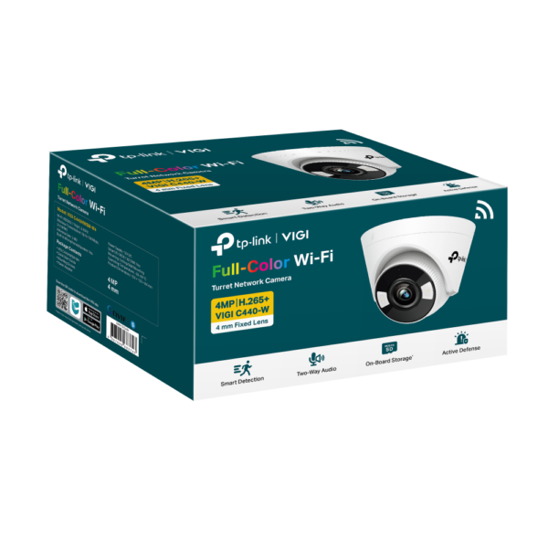 TP-Link 4MP Indoor Full Color Wi Fi Bullet Network Camera WIFI | VIGI-C440-W - Image 4