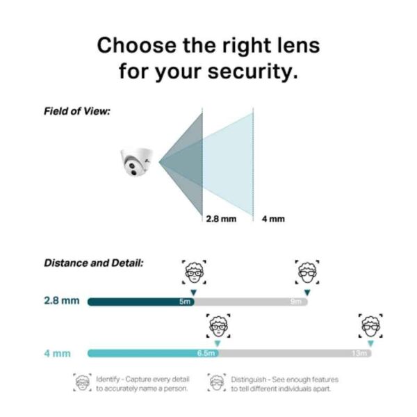 TP-Link VIGI C440I(2.8mm) IP Camera (4MP Full-Color, Night, Pan & Tilt) | VIGI-C440I-2.8MM - Image 5