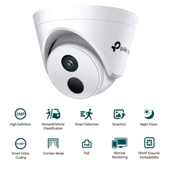 TP-Link VIGI C420I(2.8mm) 2MP IR Turret Network Camera | VIGI-C420I-2.8MM - Image 3